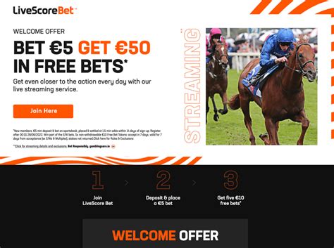 LiveScore Bet Ireland €50 Free Bet .